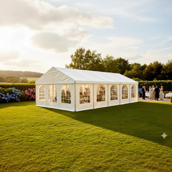 Extension tent SEMI-PRO 6x2m including sides and roof