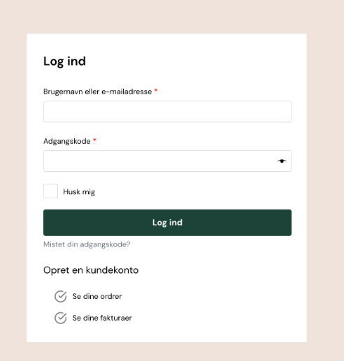 Create an account today