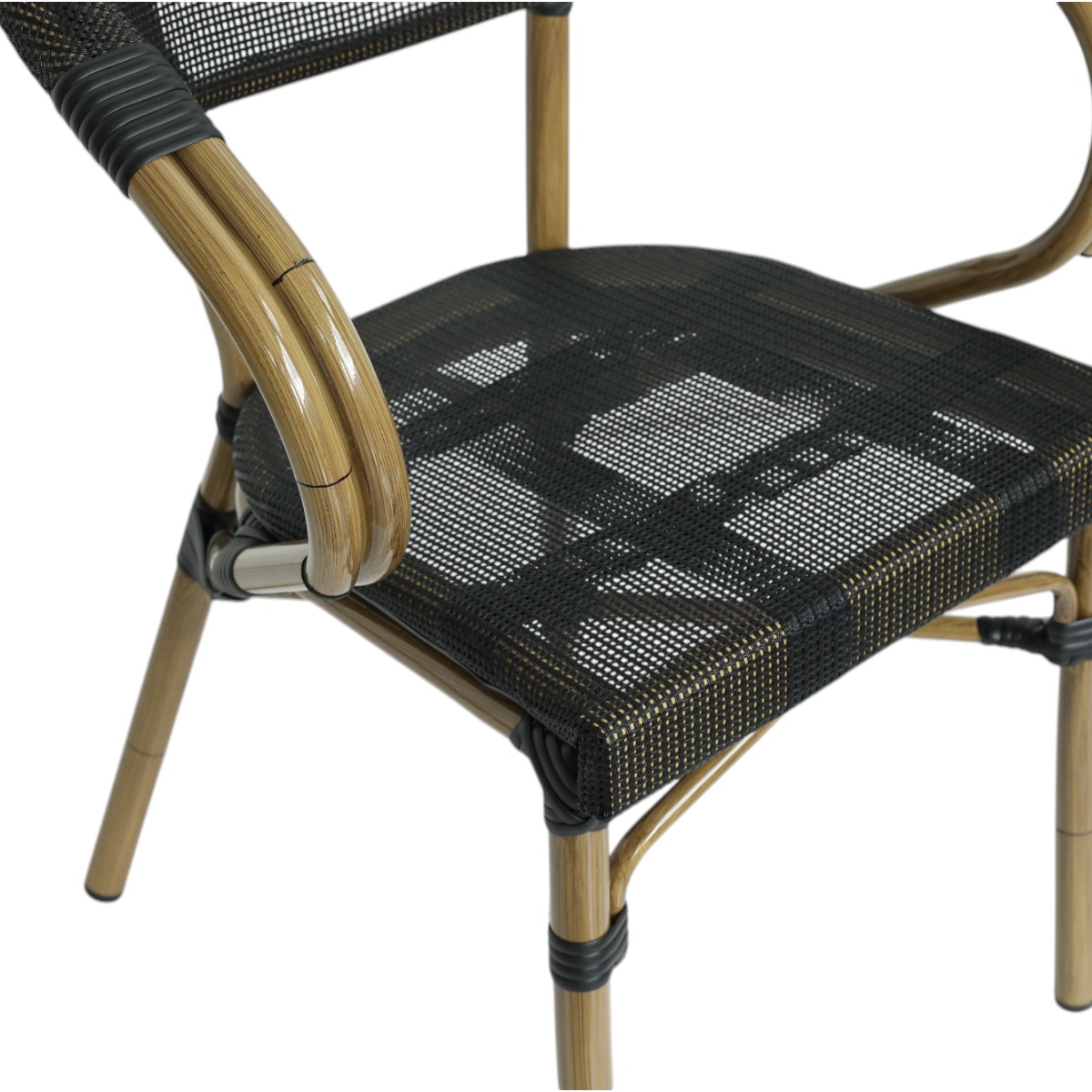 Paris 2 - Cafe chair with armrests