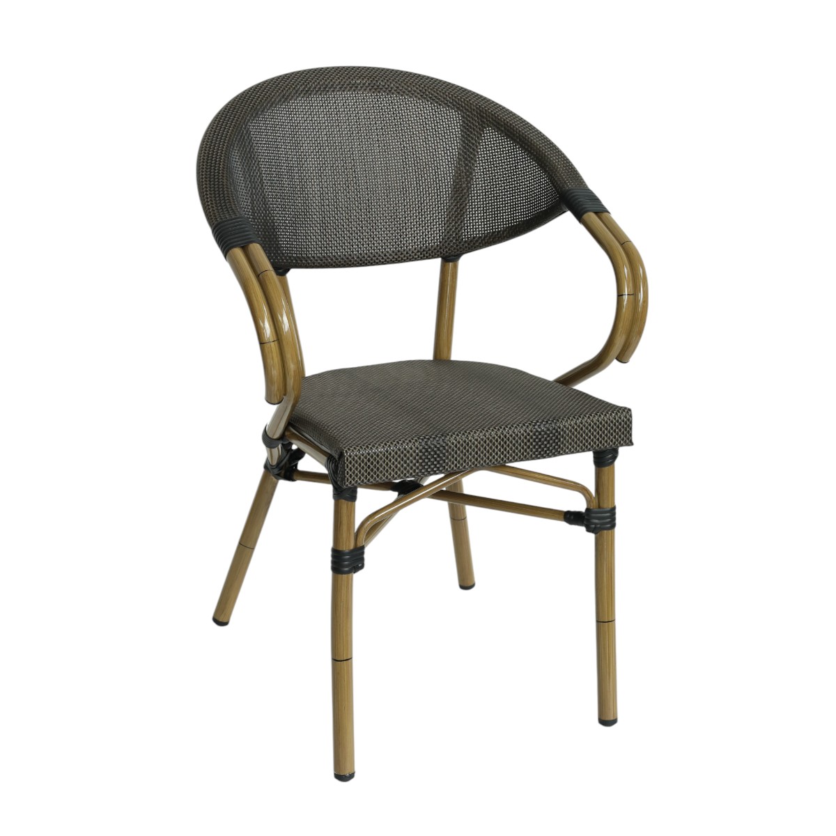 Paris 2 - Cafe chair with armrests