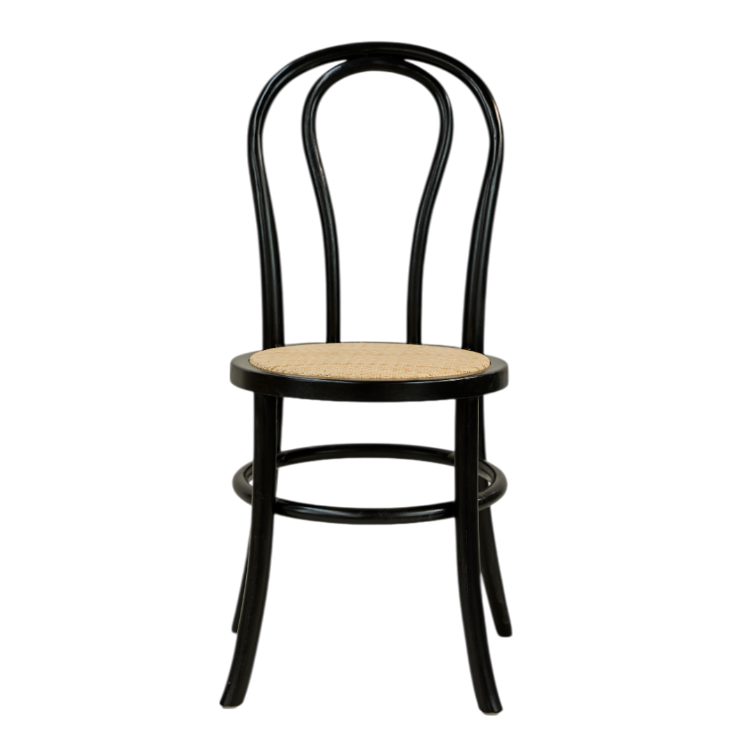 Vienna chair with woven seat