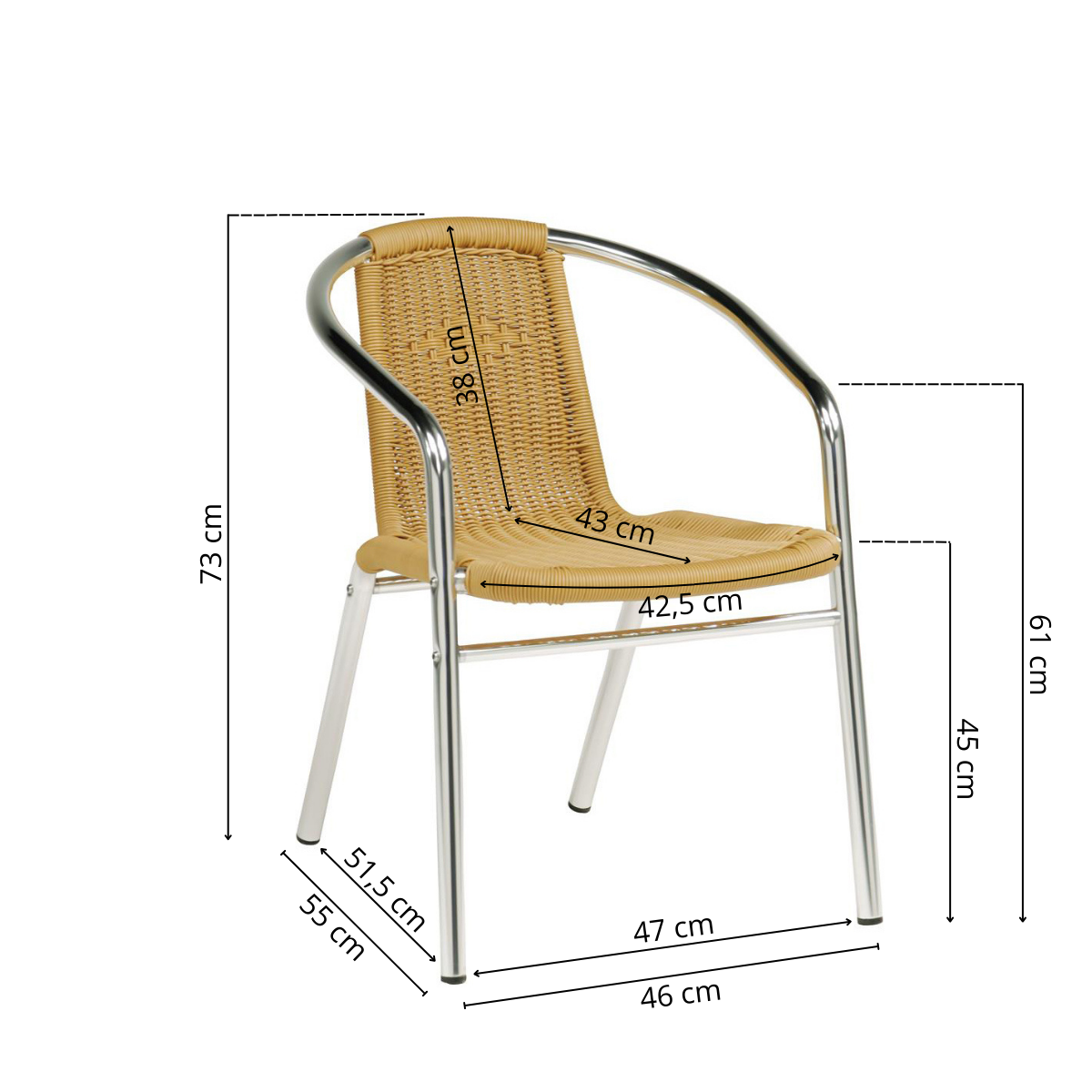 Amsterdam - Cafe chair - weave