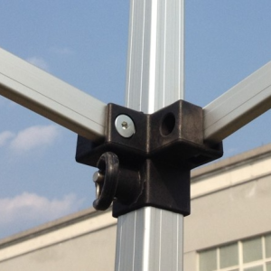 Glide bracket for corner pole 2 way 37 mm