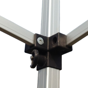 Glide bracket for corner pole 2 way 37 mm