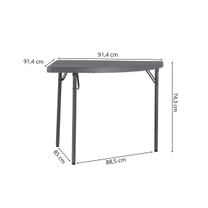 Zown New Classic - foldable table XXL Corner
