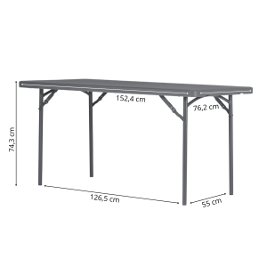 Zown New Classic - klapbord XL 150x76 cm