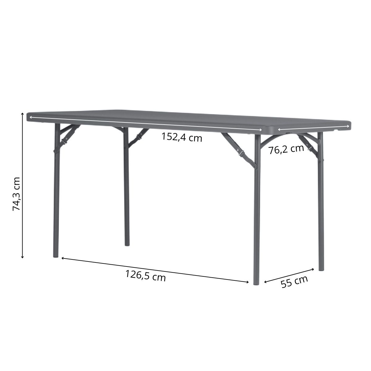 Zown New Classic - klapbord XL 150x76 cm