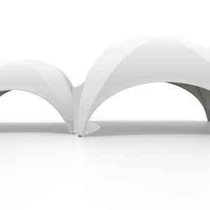 Gutter/Connector M to L, white