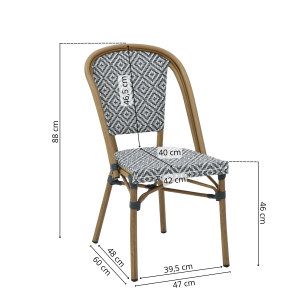 Montpellier Cafe Chair – Textylene
