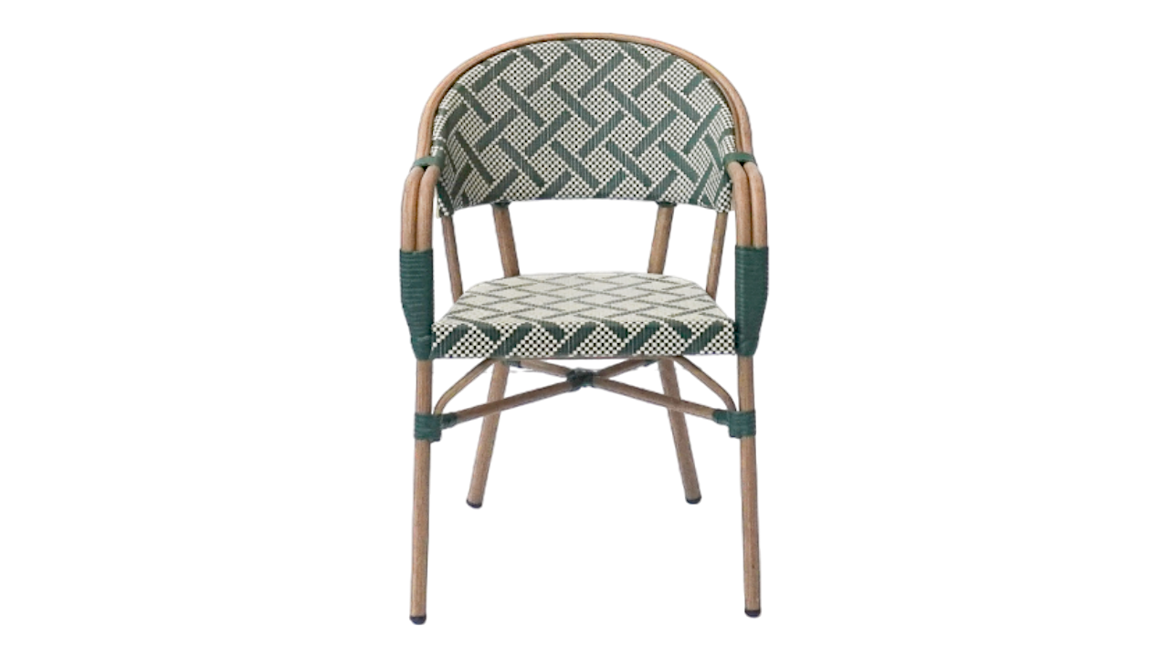 Marseille Cafe chair with armrests