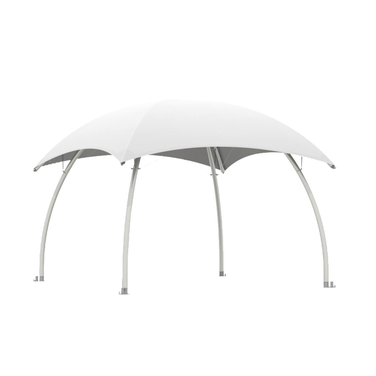 LOUNGERS M - complete with canopy, white