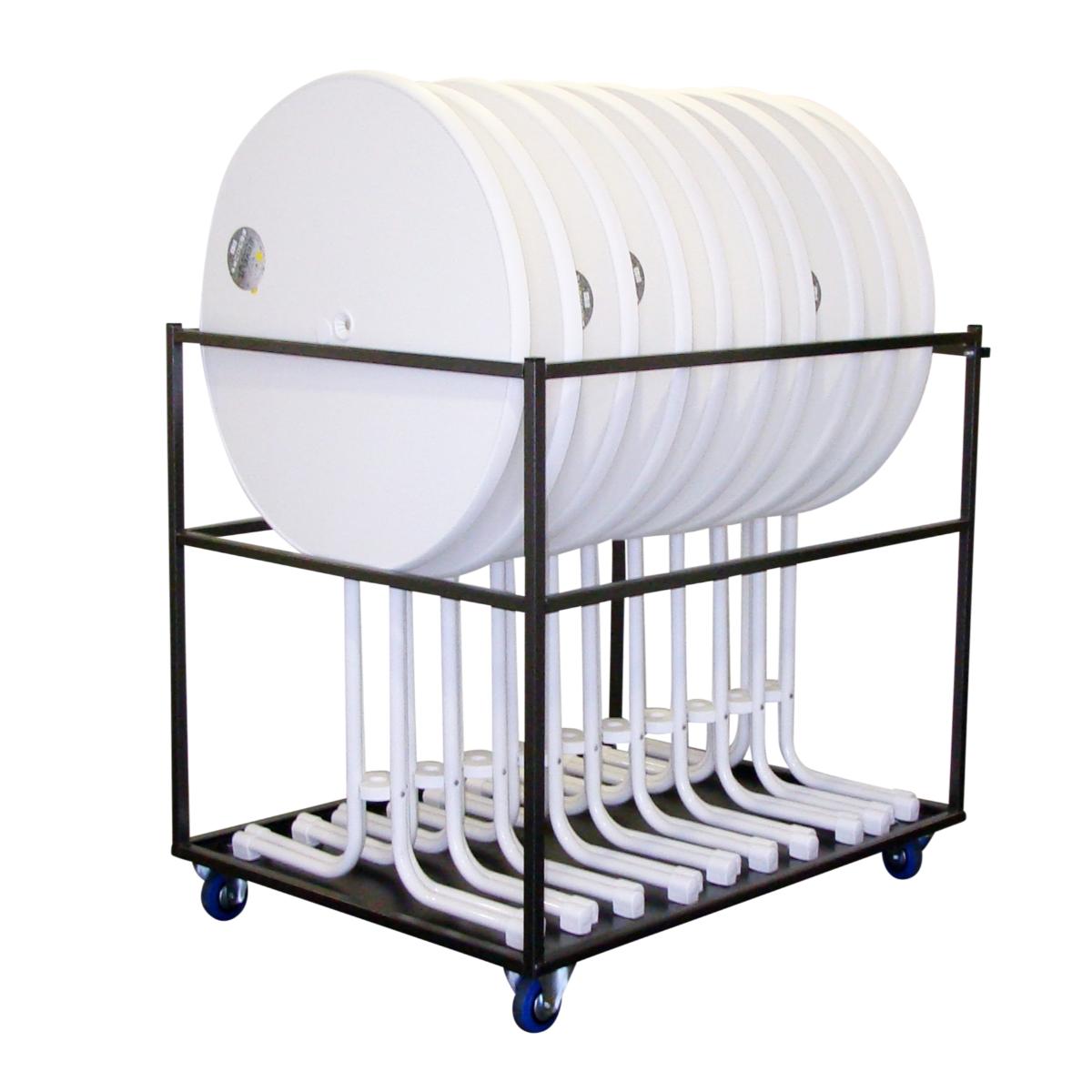 Cart for foldable table Complete