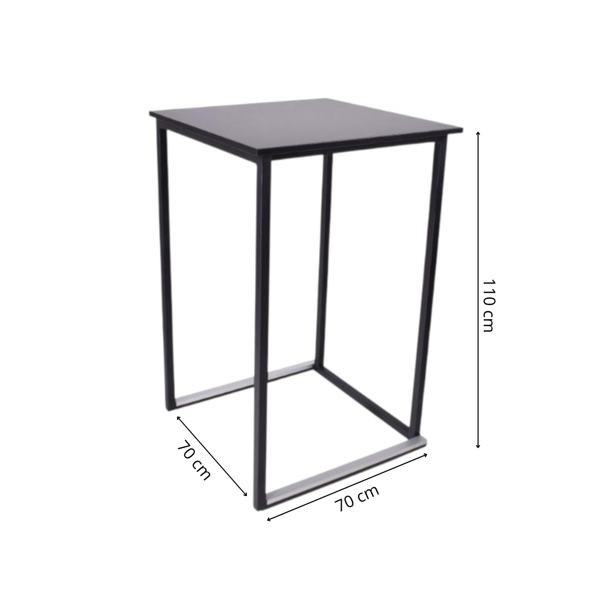 Square Stand Up Table 70x70cm
