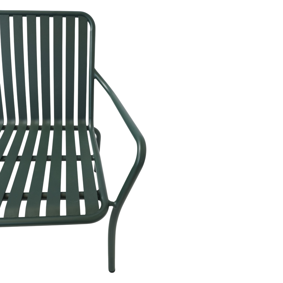 Lounge sofa metal, stackable