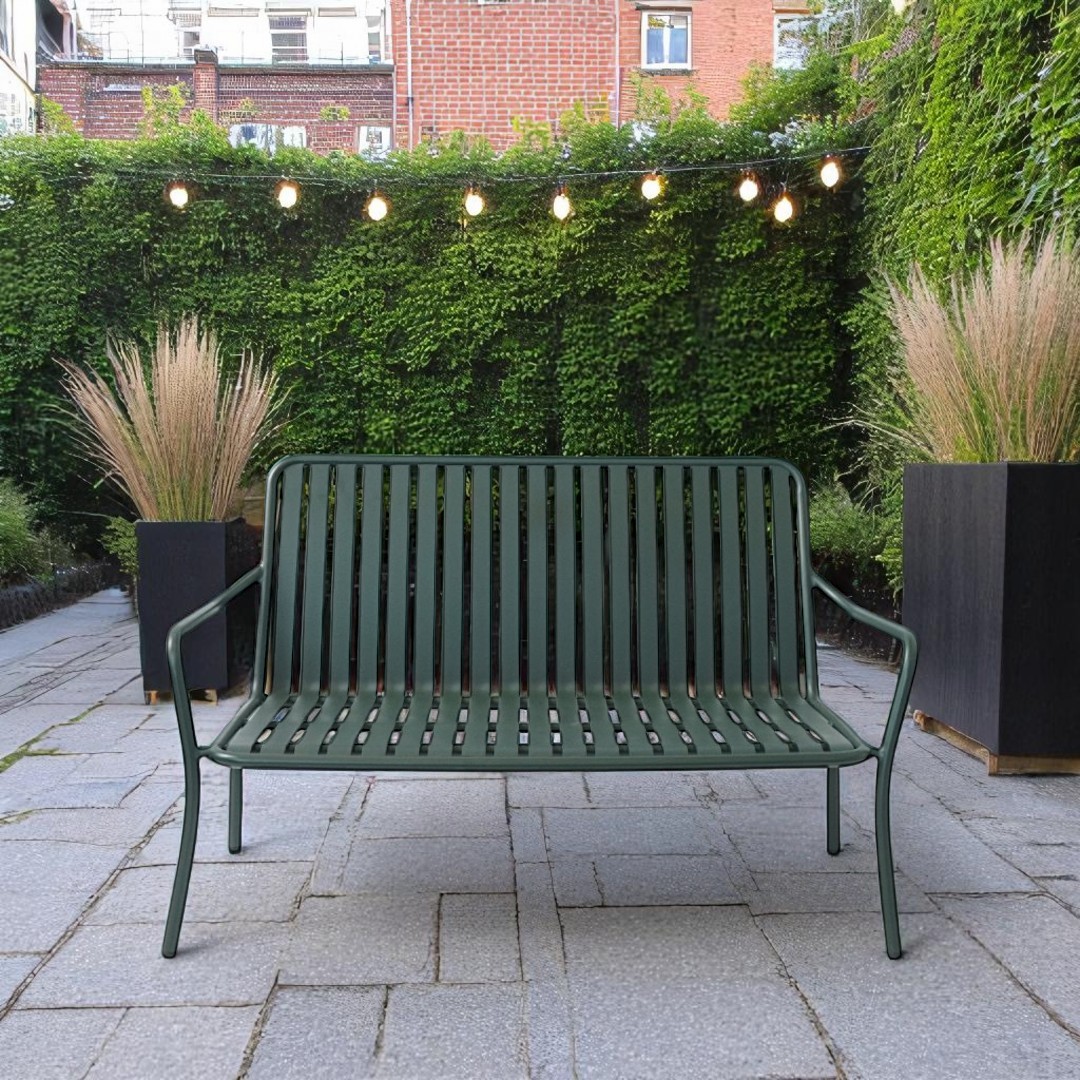 Lounge sofa metal, stackable