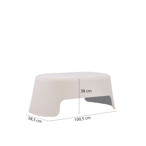 Lounge table, stackable