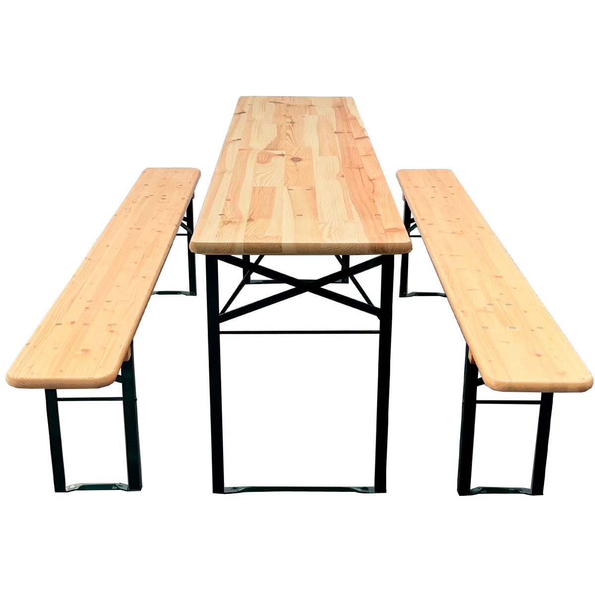 Standard table/bench set 220x50cm Natural color