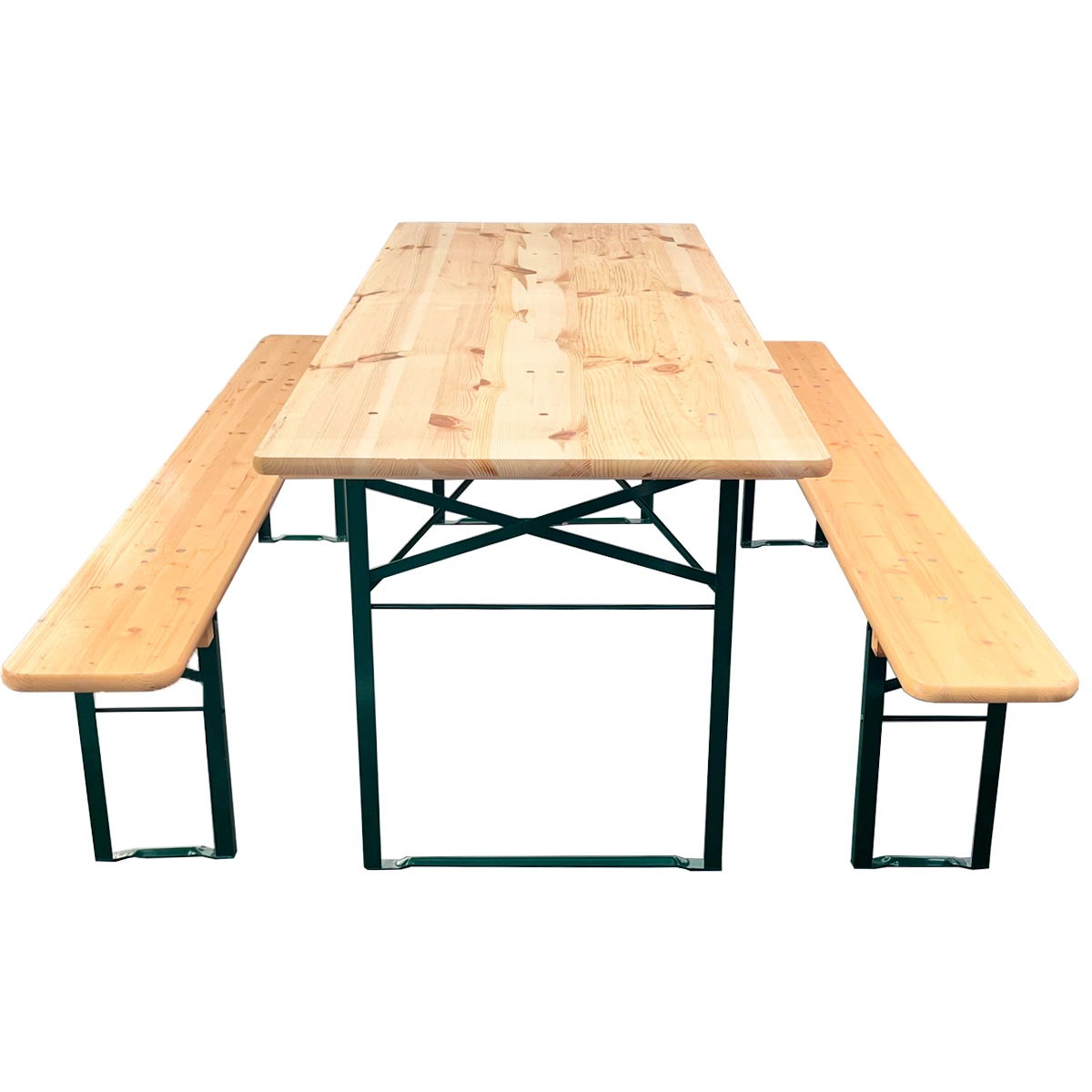 Standard table/bench set 220x80cm Natural color