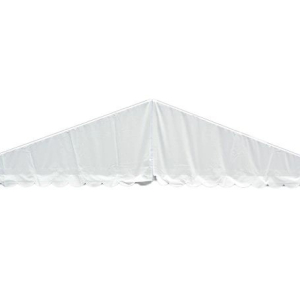Gable triangle 3m white PVC