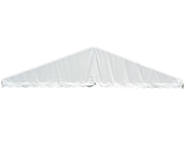 Gable triangle 3m white PVC