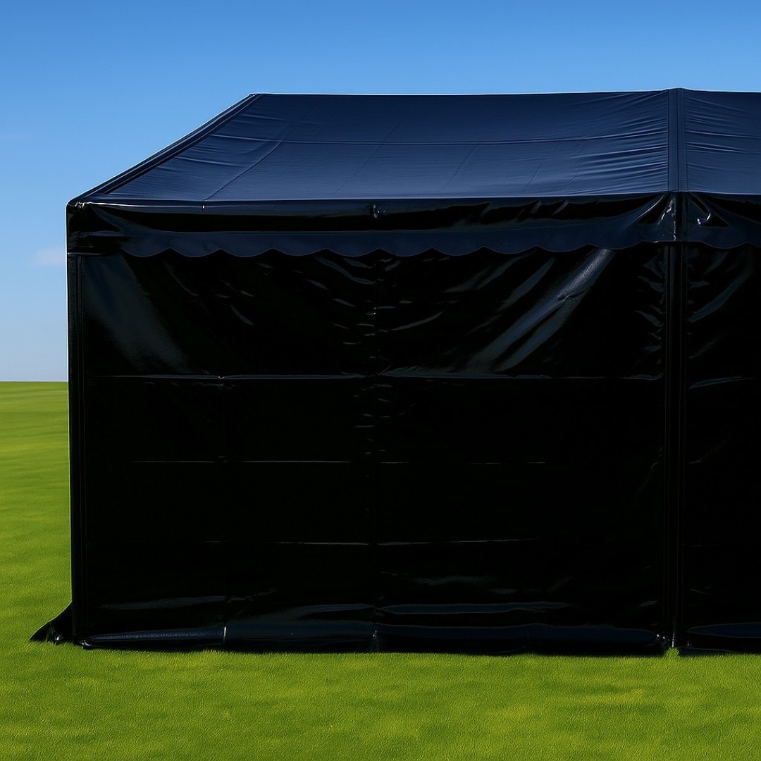 Side 2.2m - lightning, Black PVC