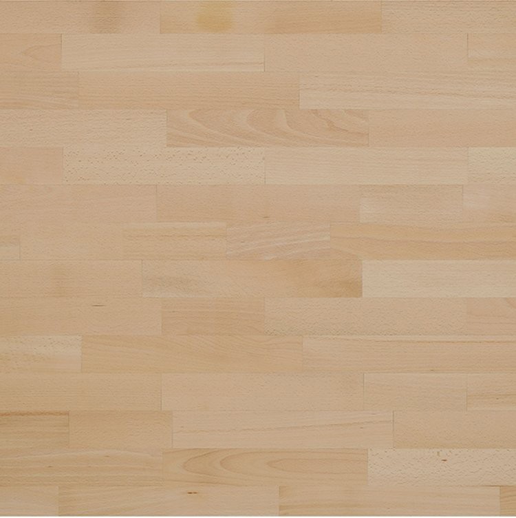 Bordplade massivt birk 38mm, lys valdnødde bejse