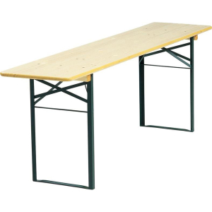 Standard table 220x80 cm Natural colored