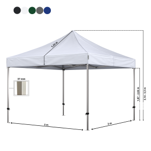 Standup Tent Complete 3x3m Premium