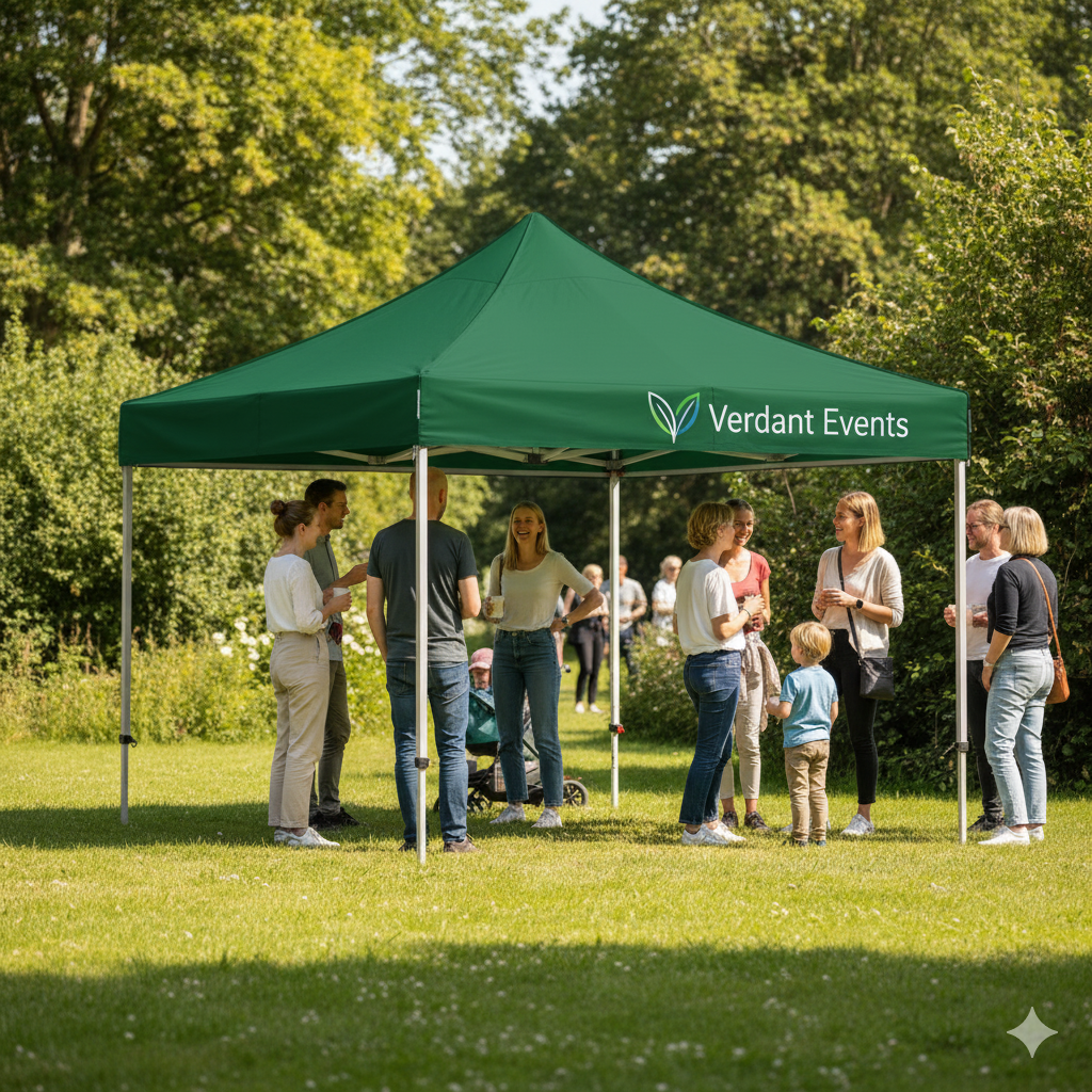 Standup Tent Complete 3x3m Economy