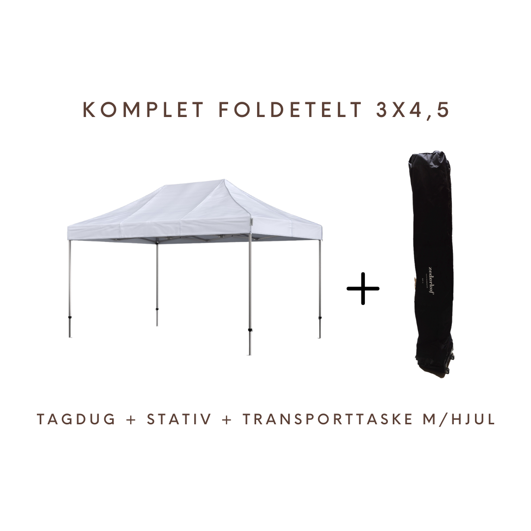 Standup Tent Complete 3x4.5m Premium