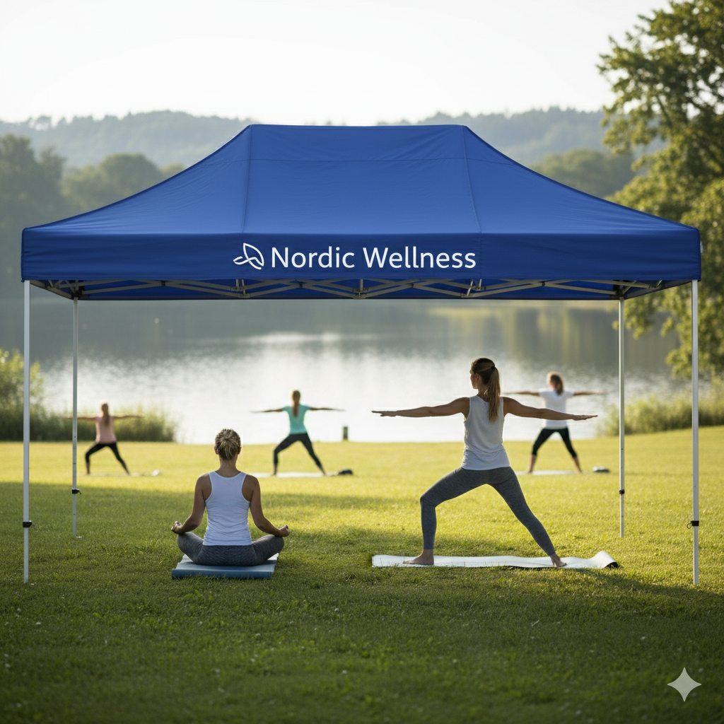 Standup Tent Complete 3x4.5m Premium