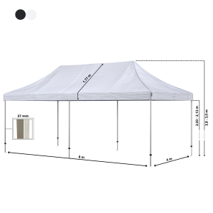 Standup Tent Complete 4x8m Premium