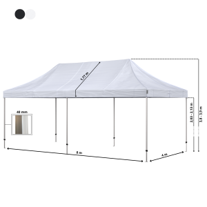 Standup Tent Complete 4x8m Premium Plus