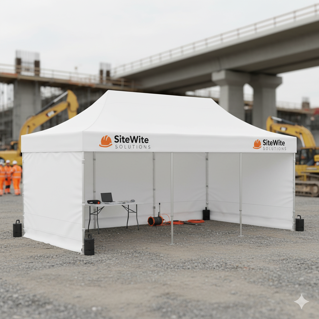 Standup Tent Complete 4x8m HEXA Heavy Duty