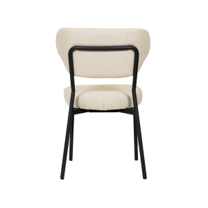 Doko Stacking Chair with upholstery