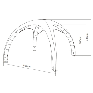 Complete Air Cover 6x6m - Fullprint