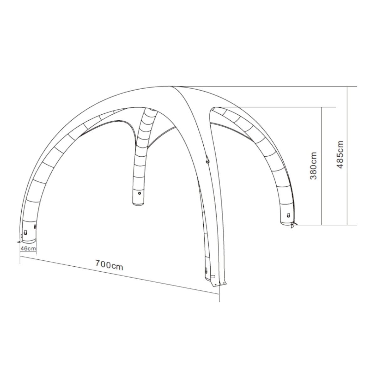 Complete Air Cover 7x7m - Fullprint