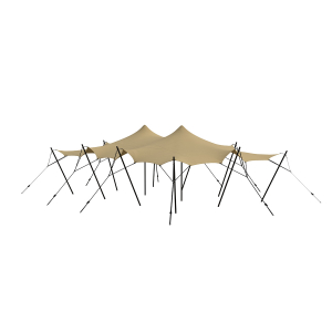 Stretch tent 6x9m -SAND - Complete