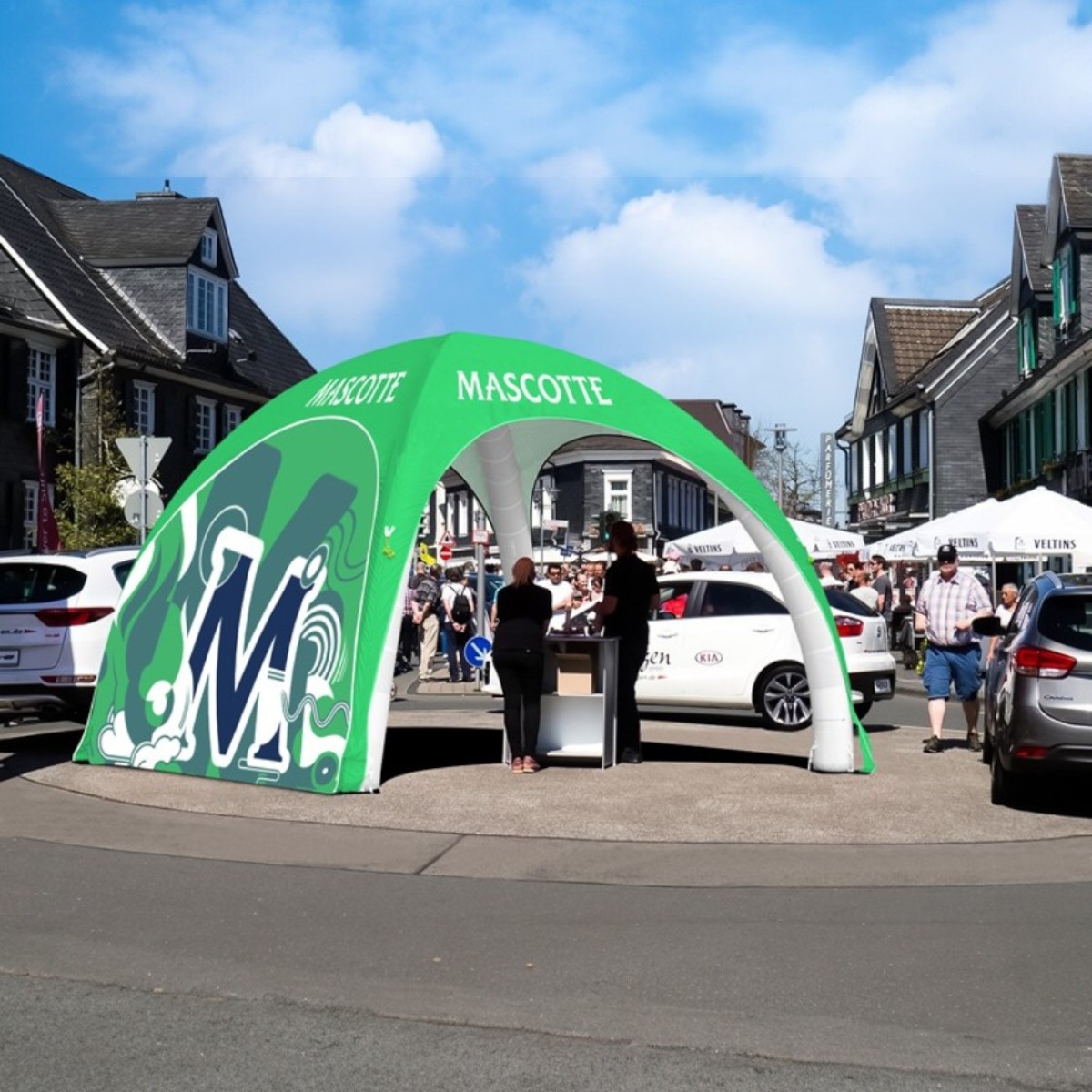 Closed side for Air Cover 5x5m