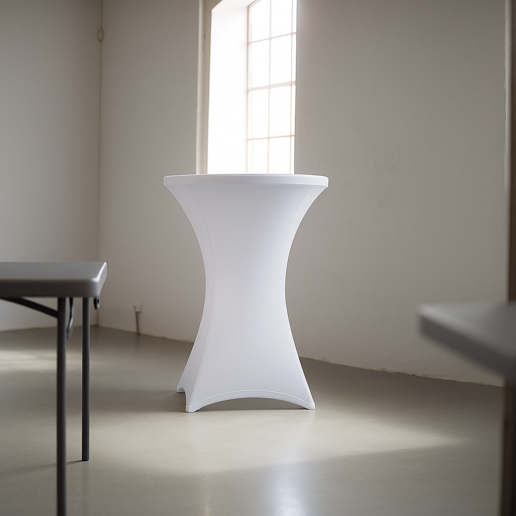 Zown NC - foldable table Cocktail Ø80cm incl. stretch cover