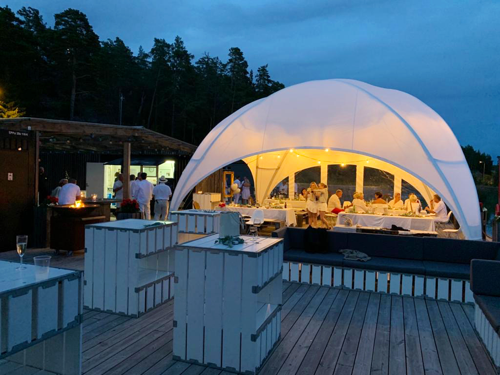 BUBBLE Crossover L - complete with canopy, white