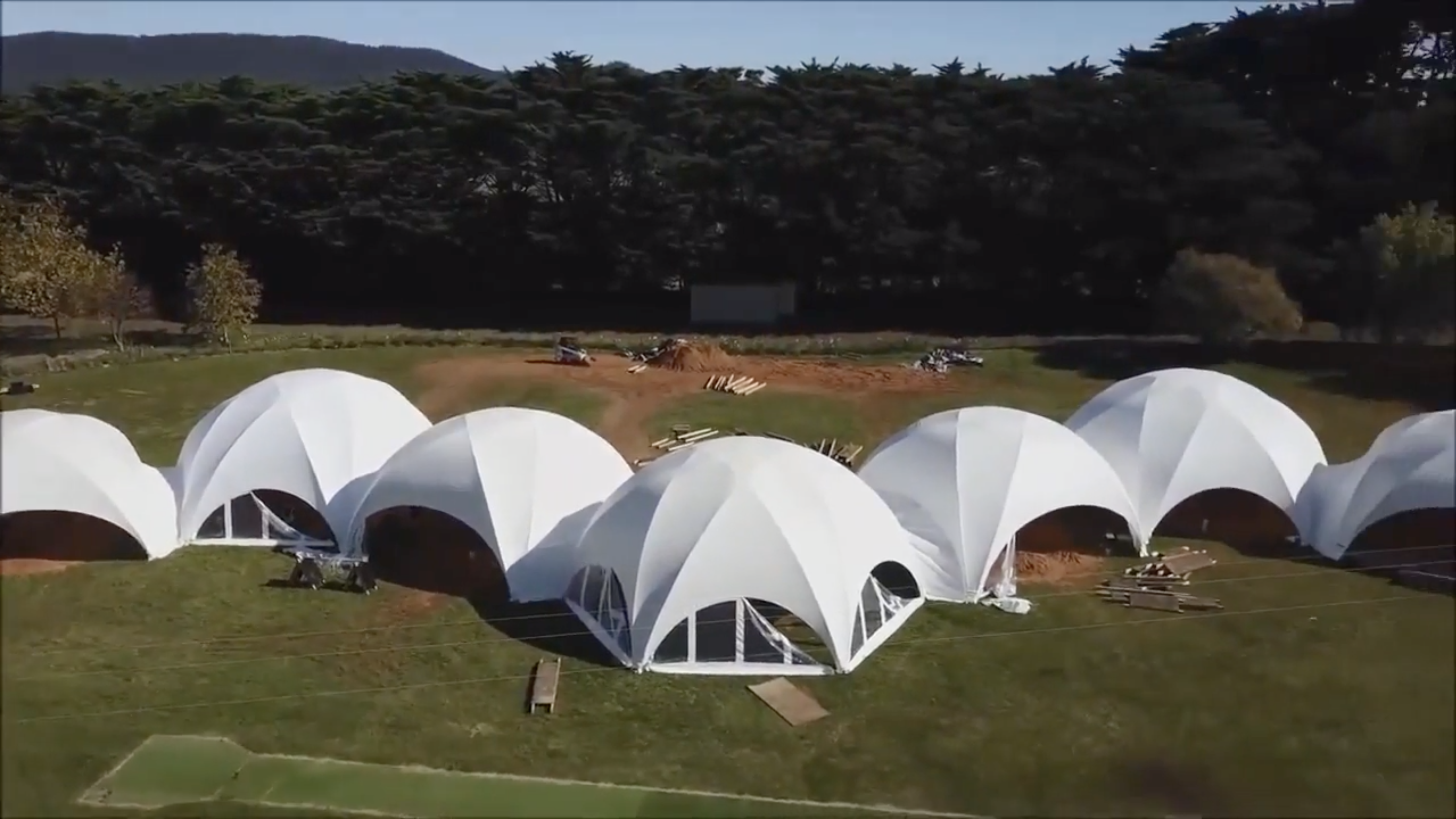 BUBBLE Hexadome M - complete with canopy, white