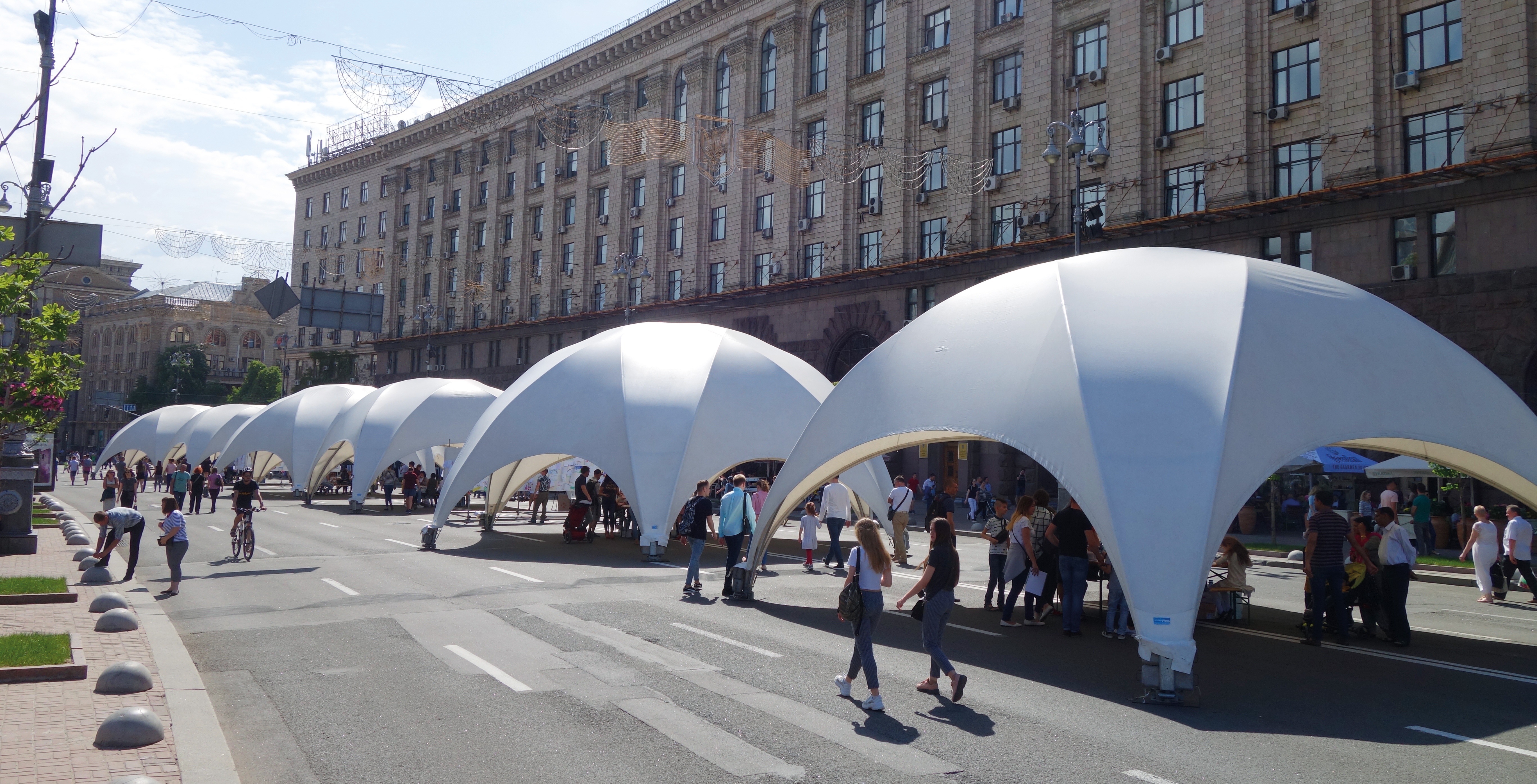 BUBBLE Hexadome M - complete with canopy, white