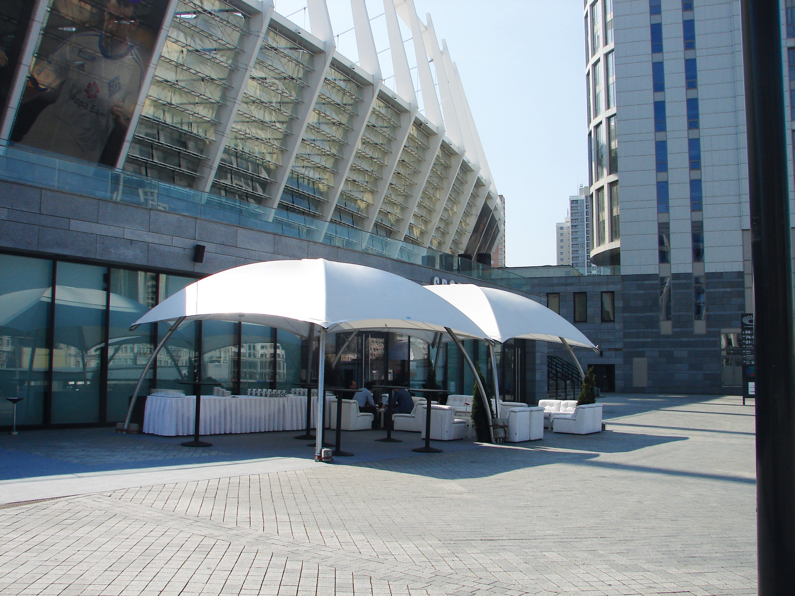 LOUNGERS L - complete with canopy, white