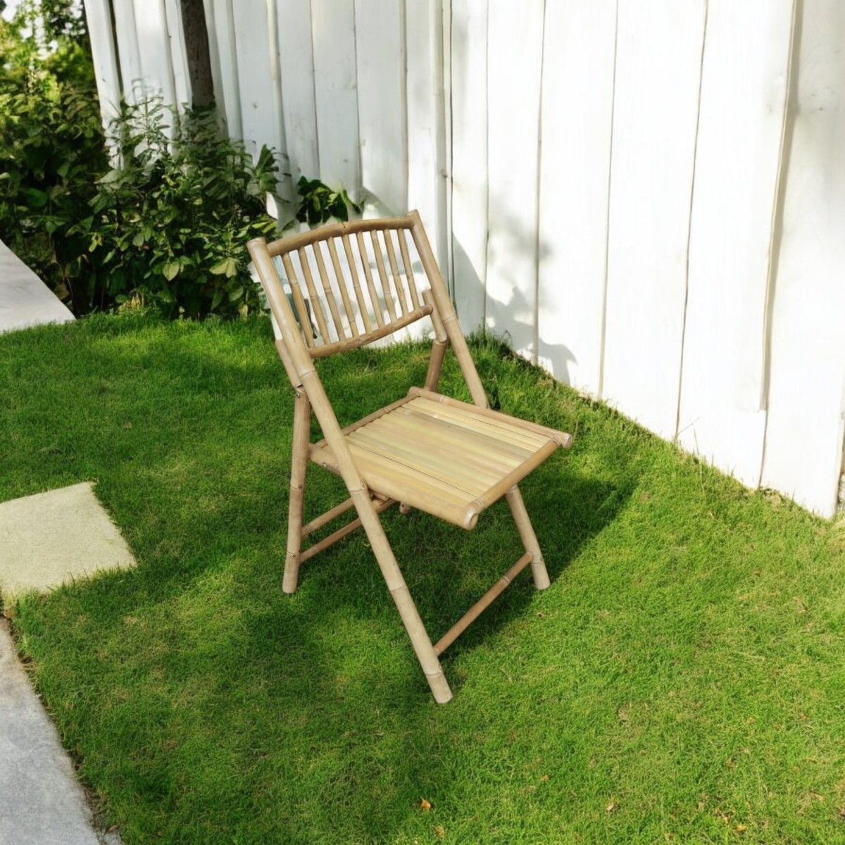 Bamboo foldable chair