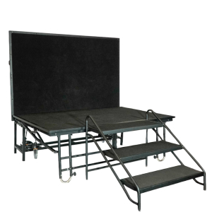 Stairs with 3 steps for foldable stage