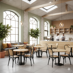 Cognac Oak bordplade rund Lamidur