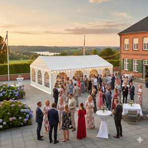 Start sector SEMI-PRO 6x4m including sides, canopy and gable