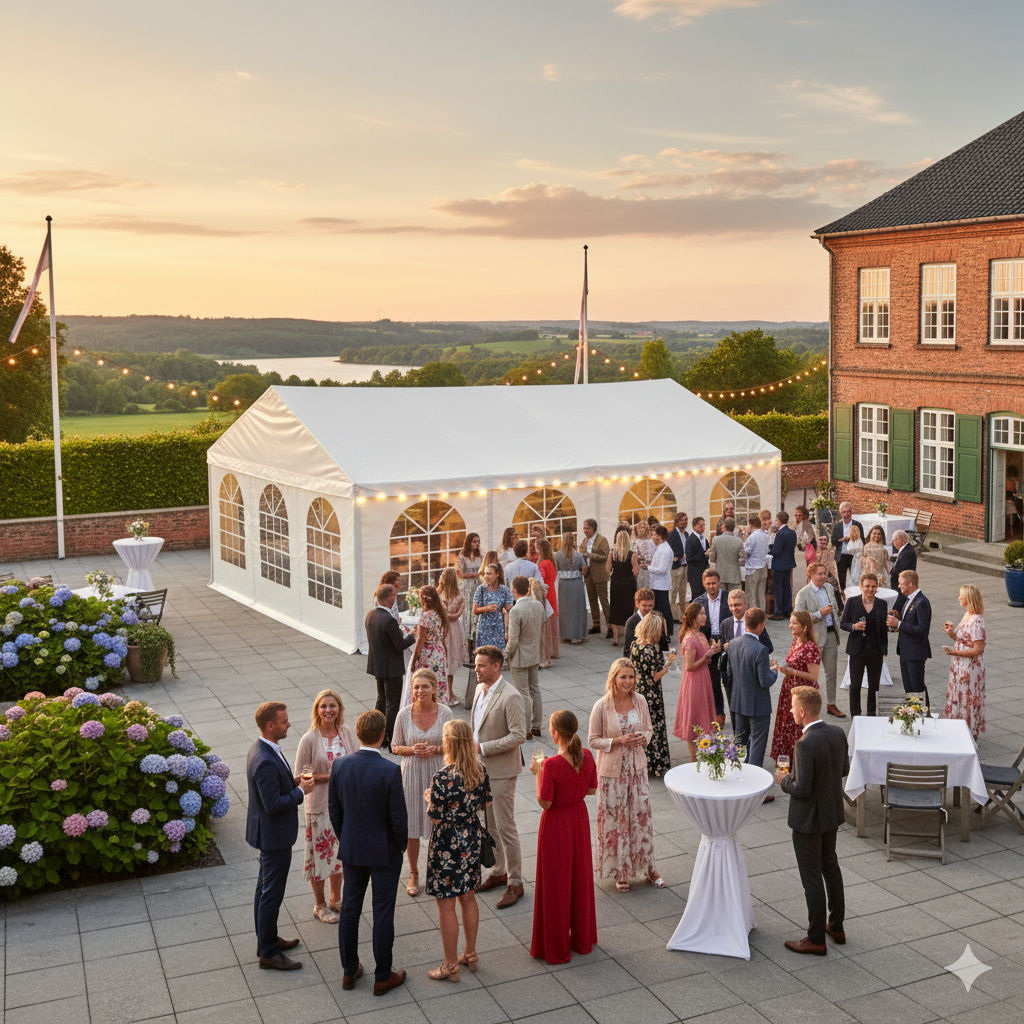 Extension module SEMI-PRO 6x2m including sides and canopy