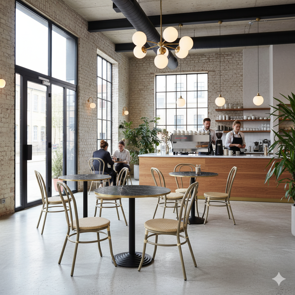 Black Pietro Grigio bordplade rund Lamidur